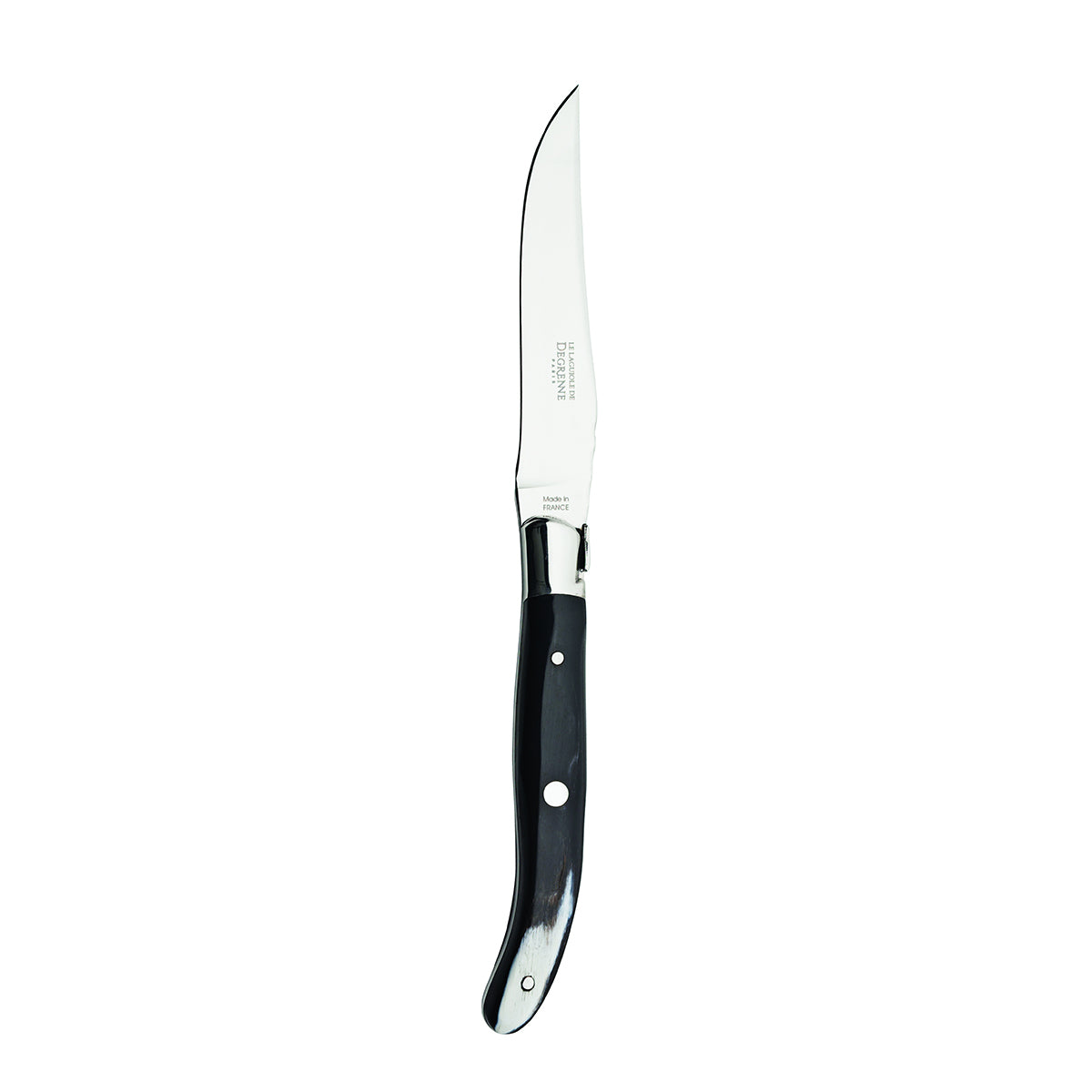 LAGUIOLE KNIVES Steak knives black horn – DEGRENNE