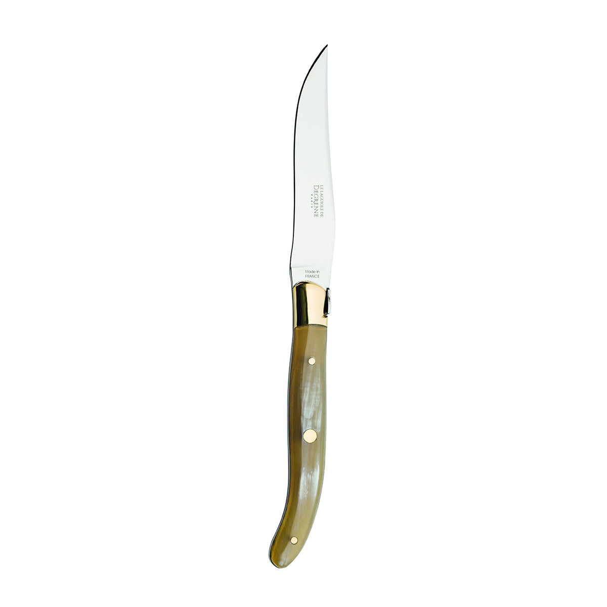 LAGUIOLE KNIVES Steak knives clear horn