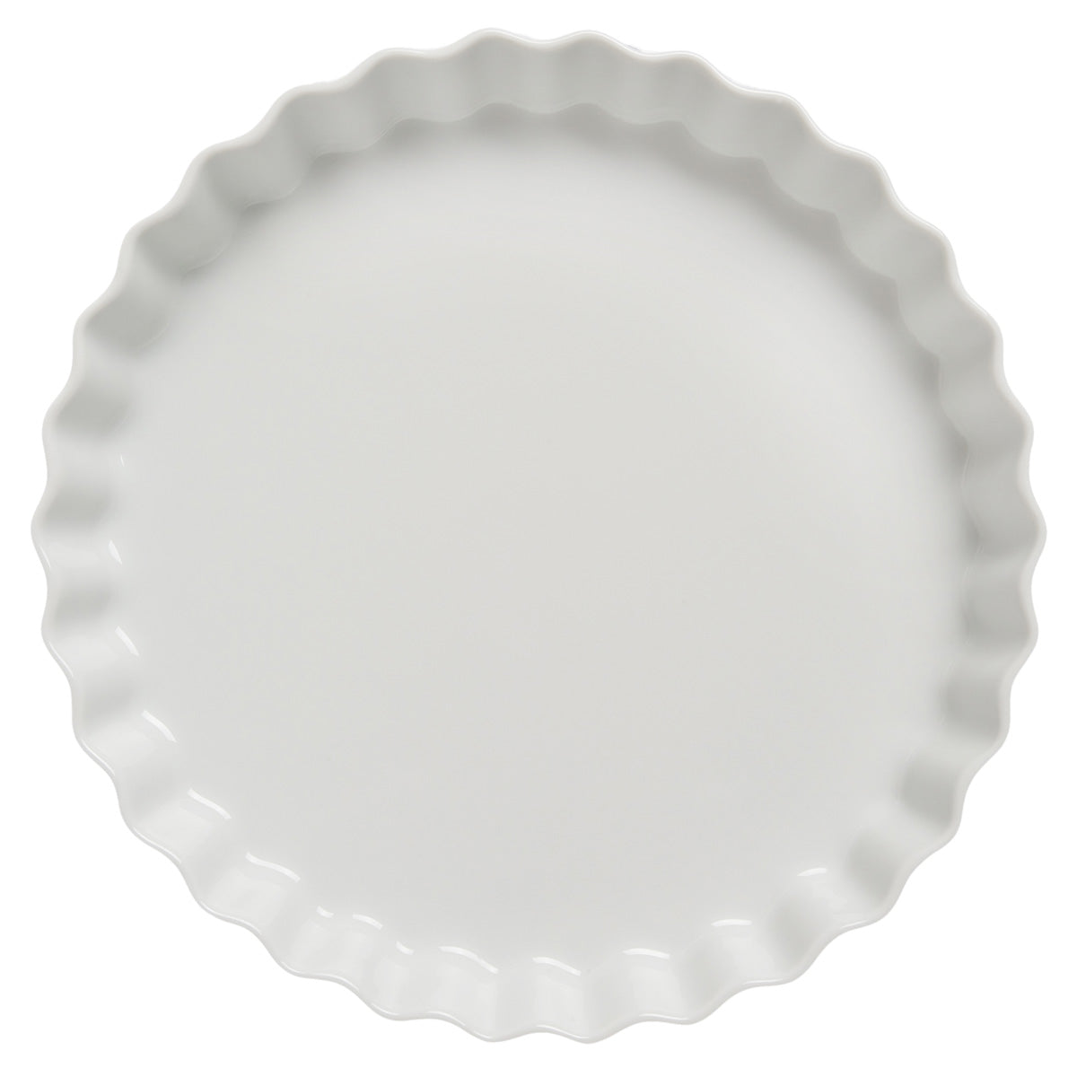 MODULO BLANC Plat à tarte 32 cm Degrenne en blanc