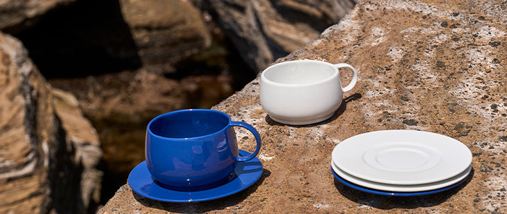 Tasses Bleues