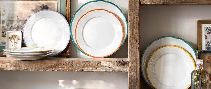Assiettes Colorées