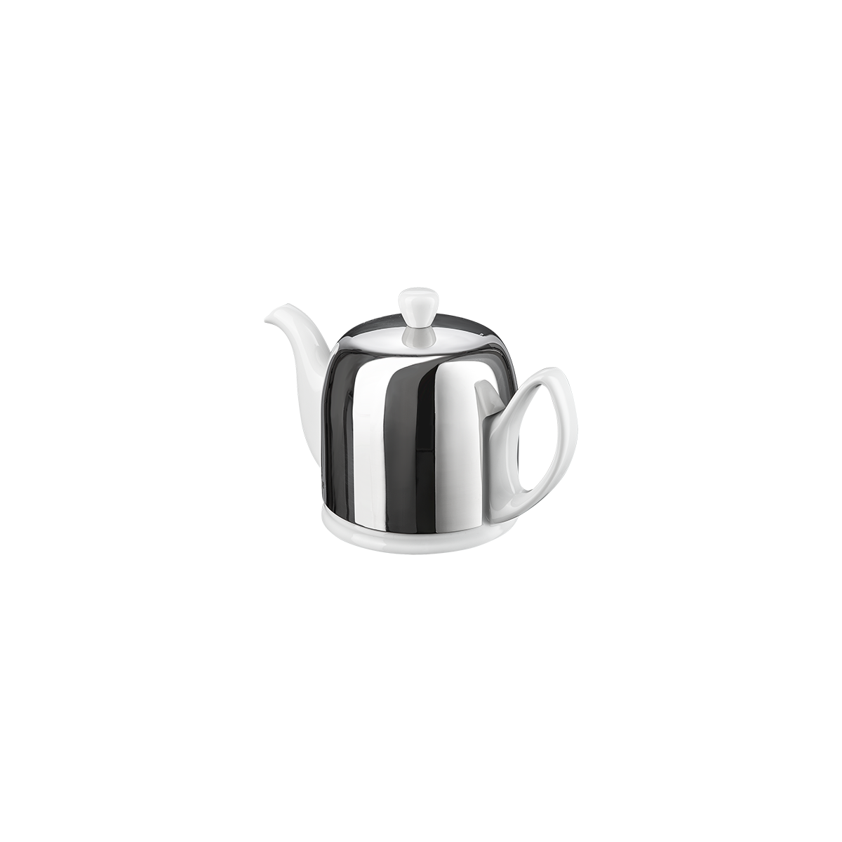 Teapot 4-Cup Mirror Cloche