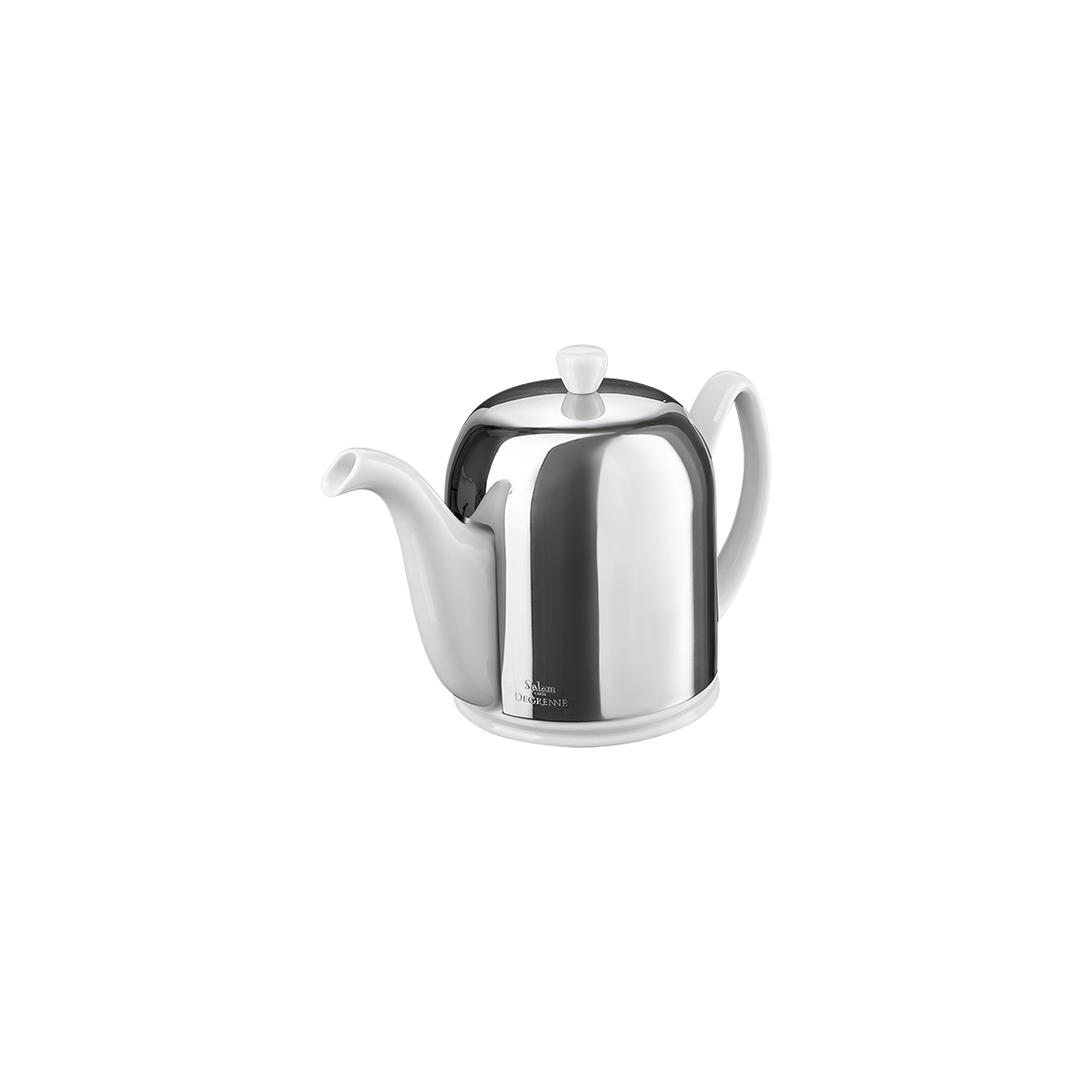 Teapot 6-Cup Mirror Cloche
