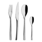 GUEST STAR MIROIR Coffret 24 couverts monobloc lame scie