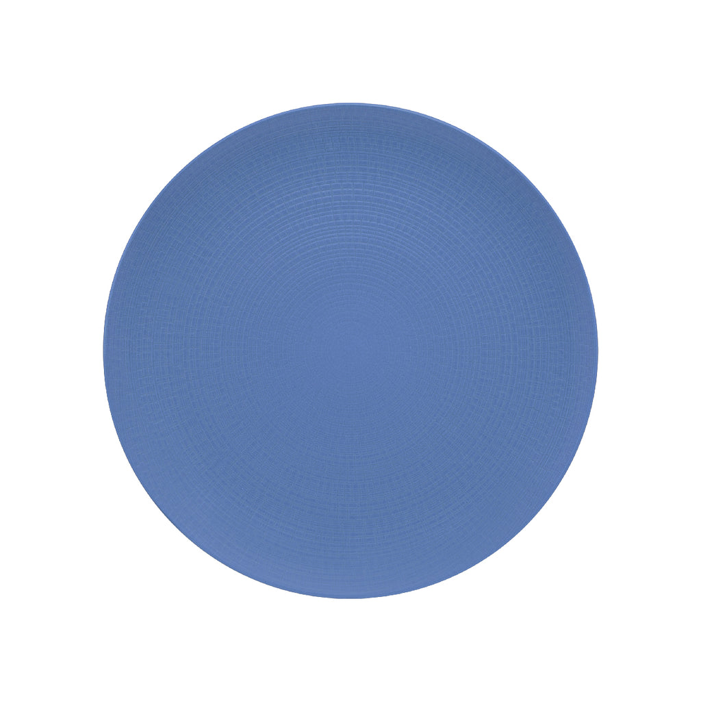 MODULO NATURE BLEU GALET assiette de présentation ronde 31.5 cm