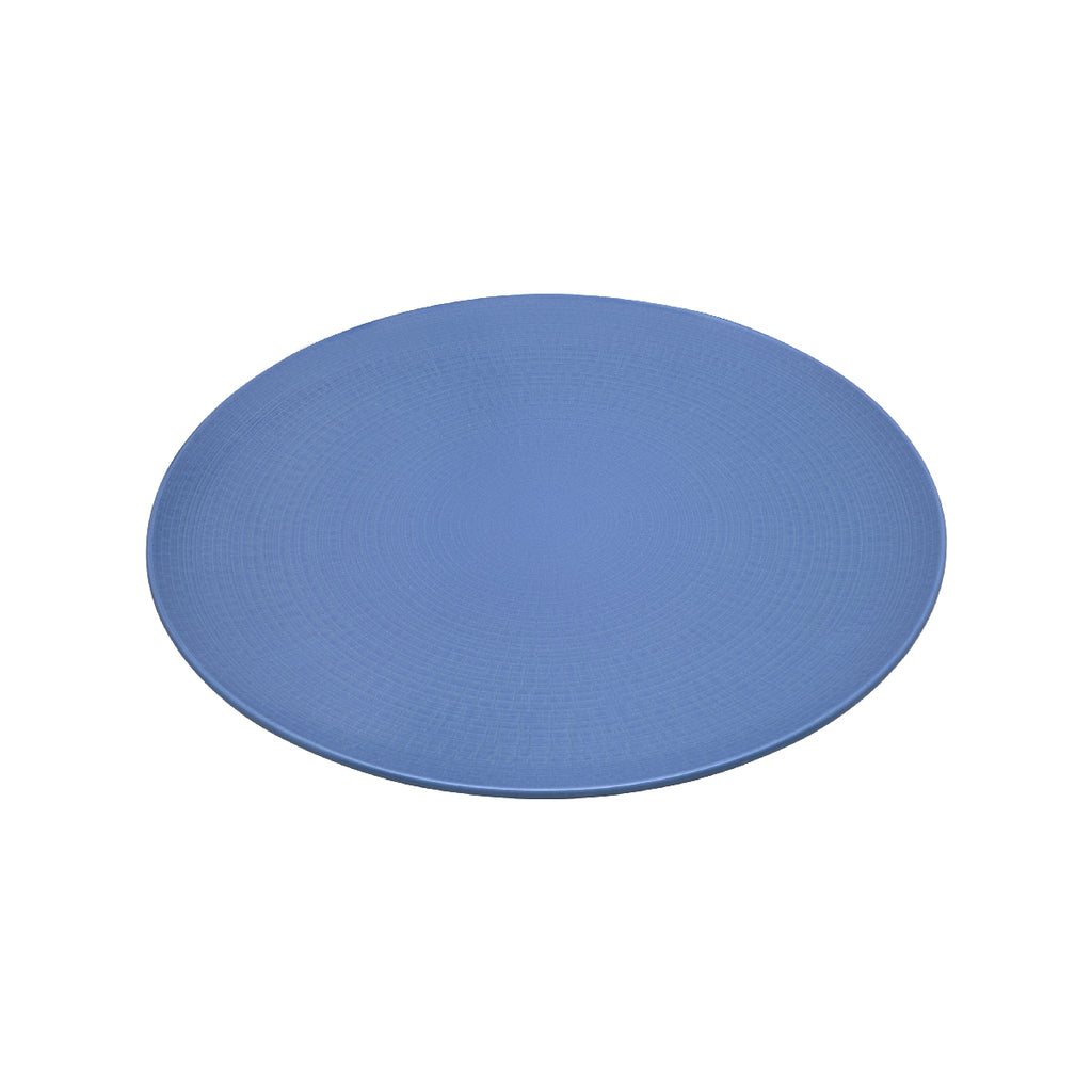 MODULO NATURE BLEU GALET assiette de présentation ronde 31.5 cm