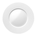 COLLECTION L FRAGMENT BLANC Assiette plate ronde 27,9 cm