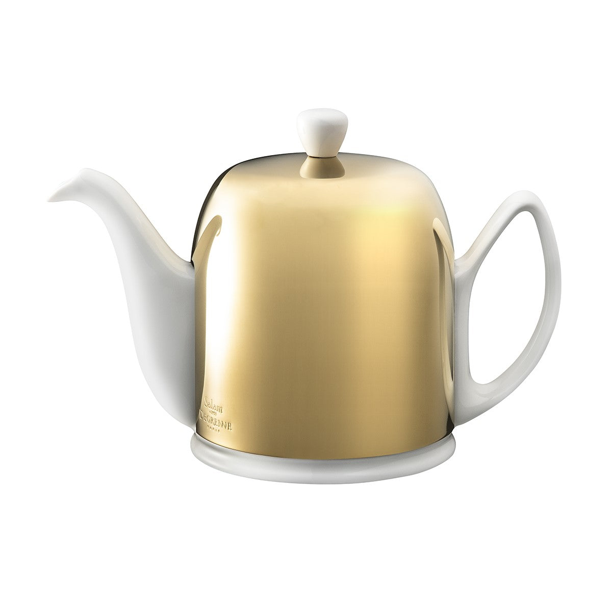 SALAM DOREE Théière 6 tasses cloche dorée