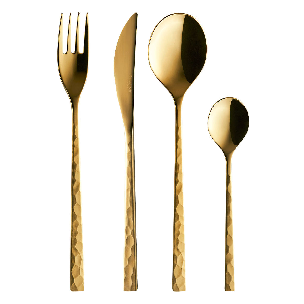 Image du produit: FUSE MARTELE LAITON Cutlery set for 24 place settings