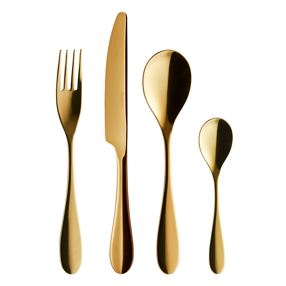 Image du produit: ONDE GOLD FINISH Cutlery set for 24 place settings