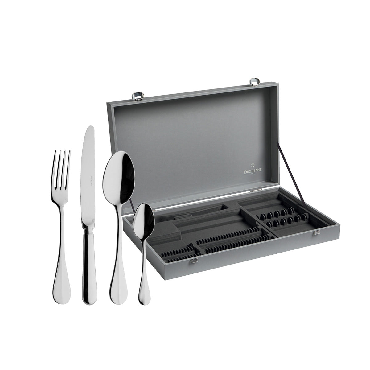 BLOIS MIRROR FINISH Box set for 50 place settings