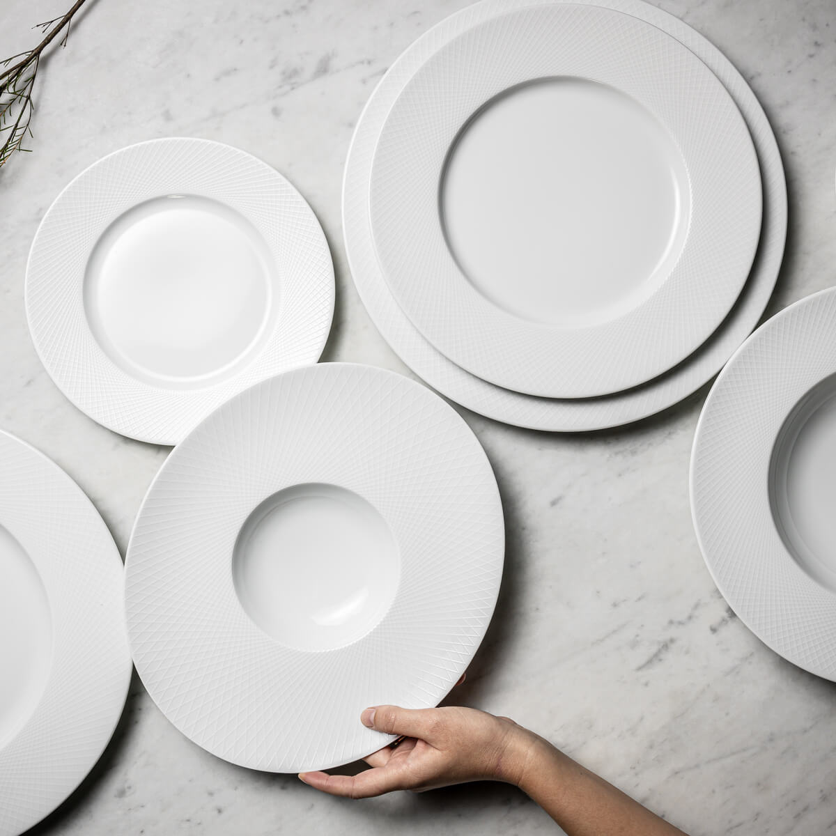 GRAPHIQUE CLASSIQUE Assiette à pain 15 cm