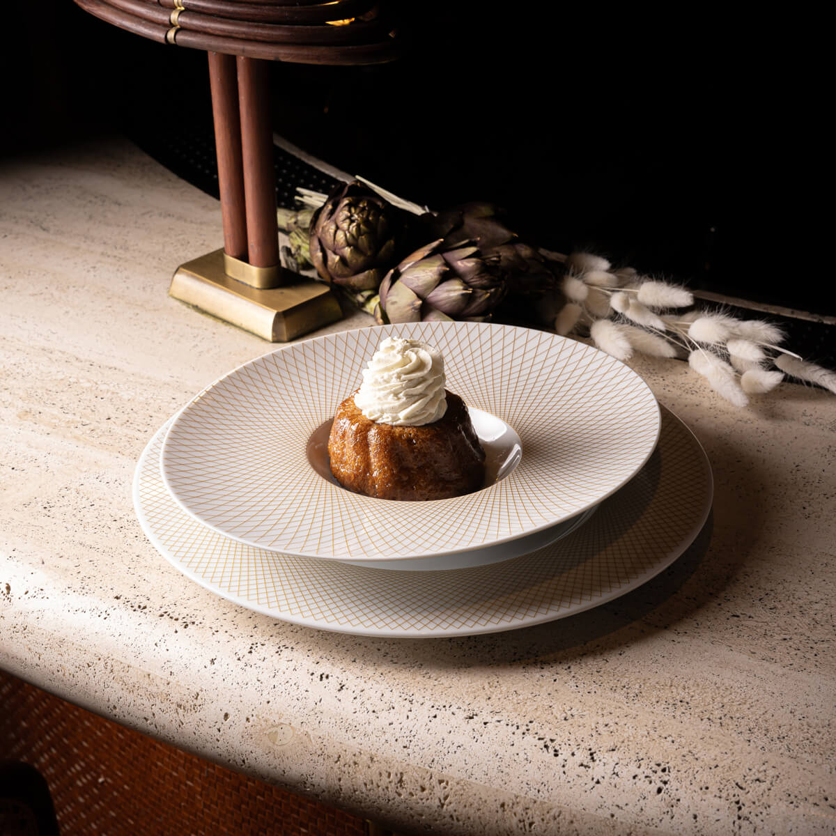 GRAPHIQUE CLASSIQUE DORE Bread plate 15cm