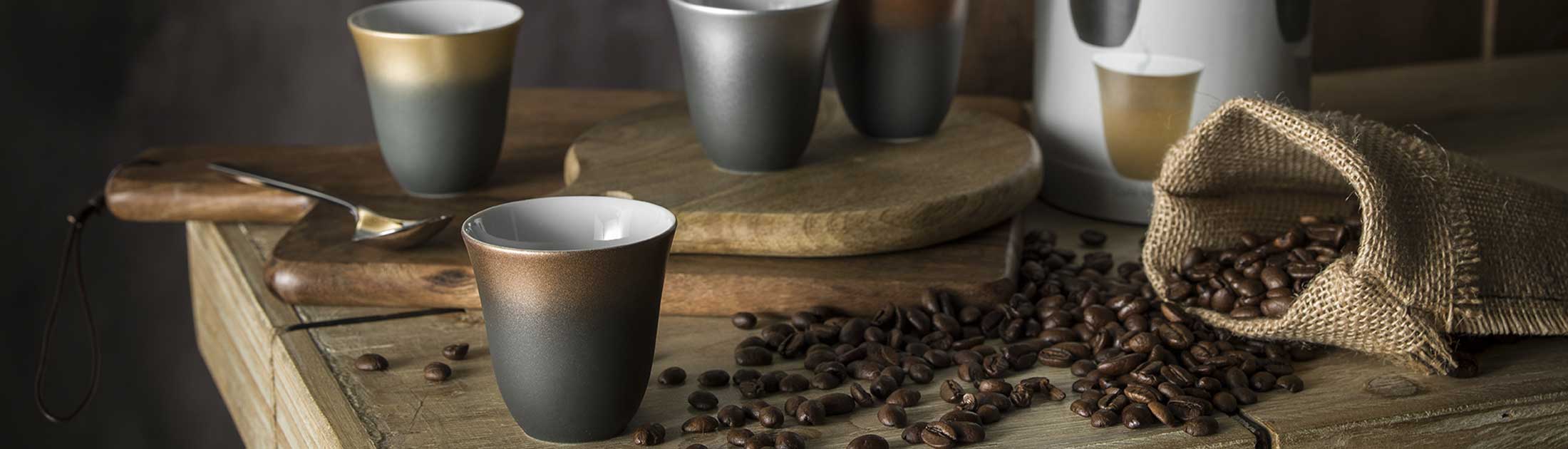 ILLUSIONS SENSHA Set of 4 mocha cups 7 cl