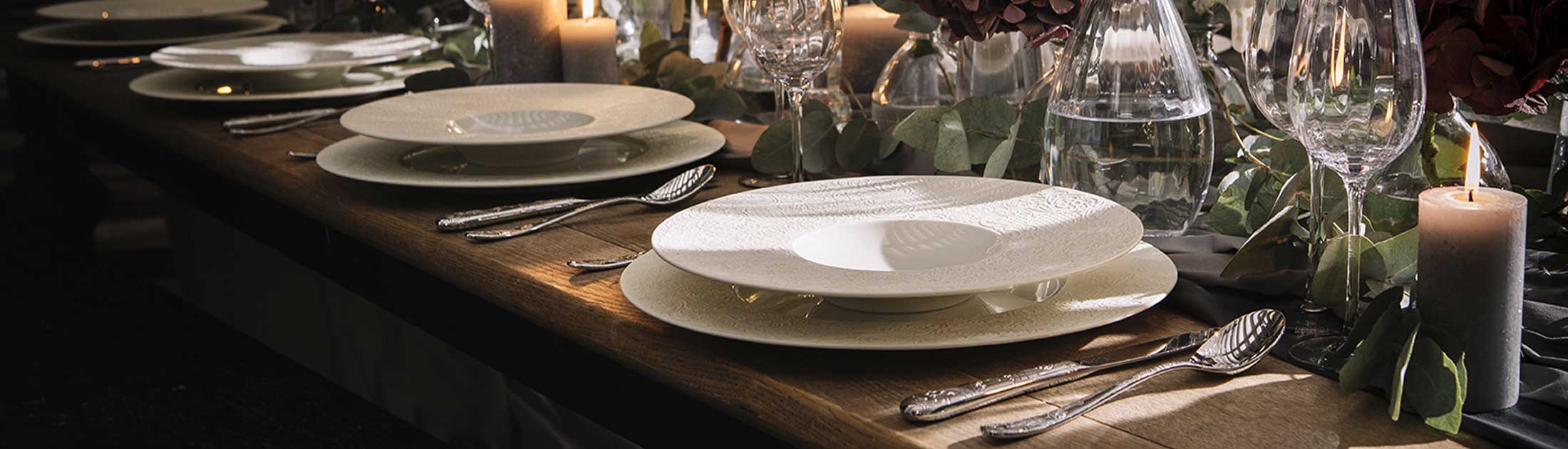 COLLECTION L COUTURE IVORY Dessert plate 24 cm