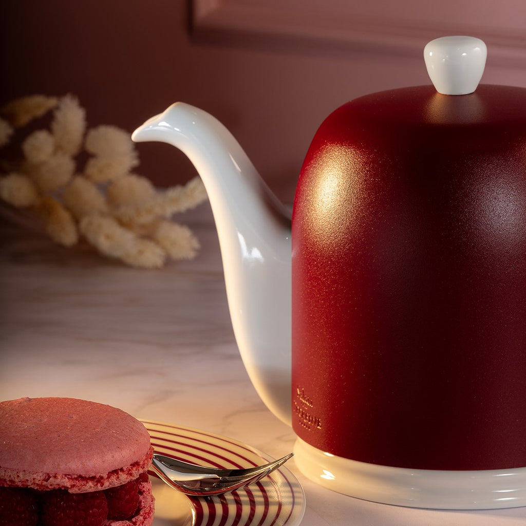 SALAM MINERALE Théière 4 tasses cloche bordeaux