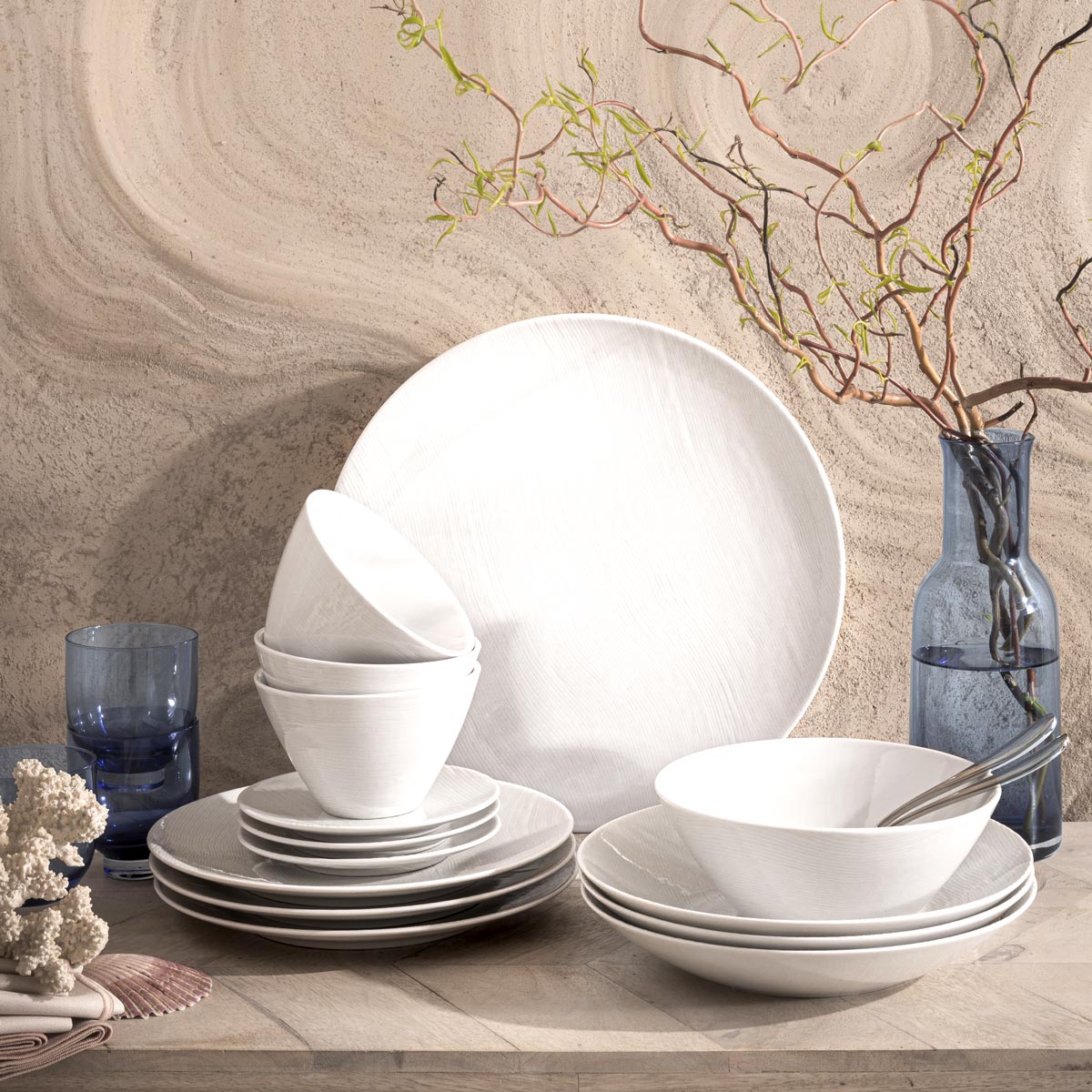 Image du produit: RIVAGE WHITE Presentation plate 32cm