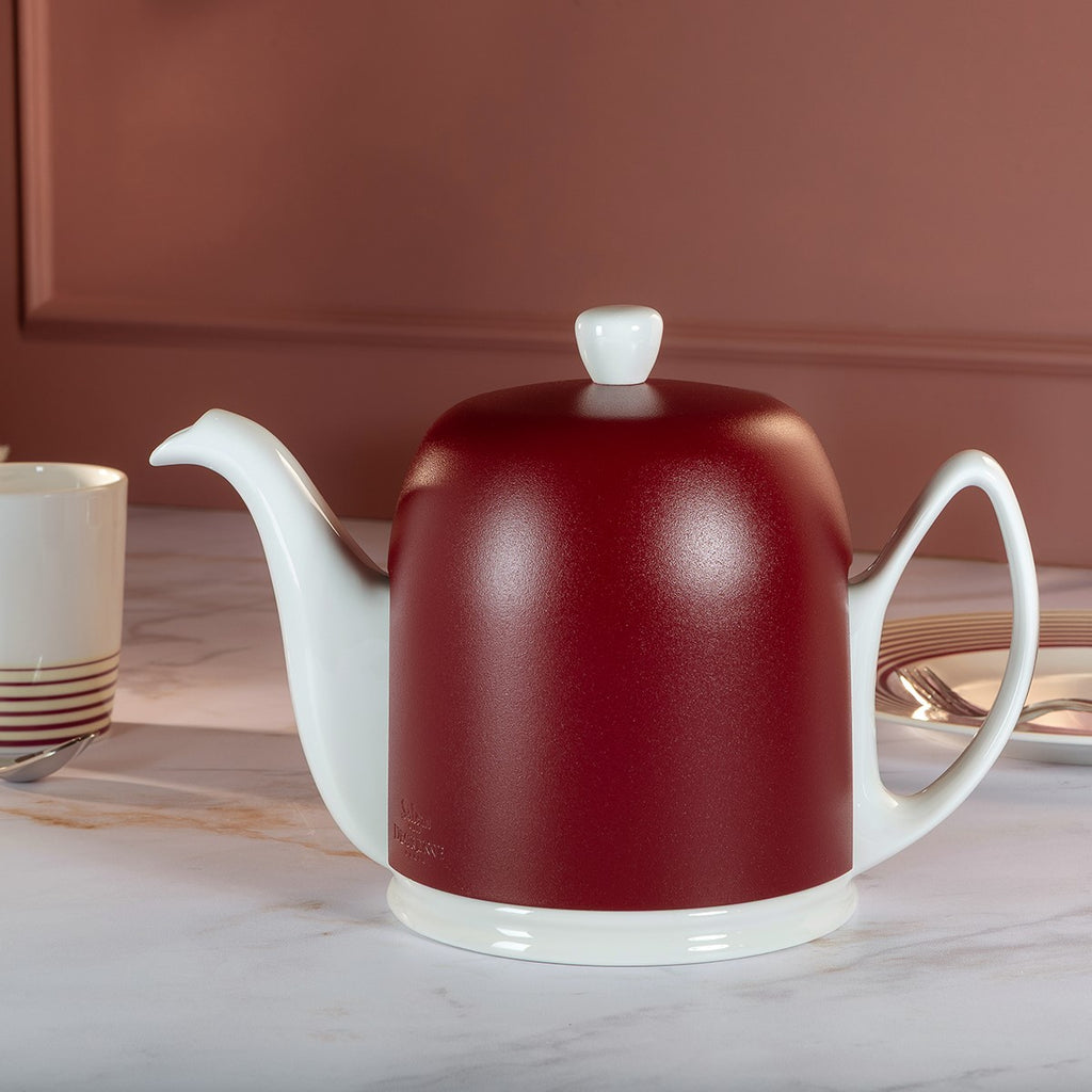 SALAM MINERALE Théière 4 tasses cloche bordeaux