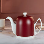 SALAM MINERALE Théière 4 tasses cloche bordeaux