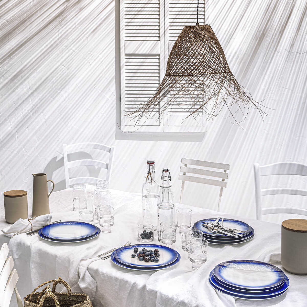 Image du produit: BLUE SHADES Presentation plate 29 cm