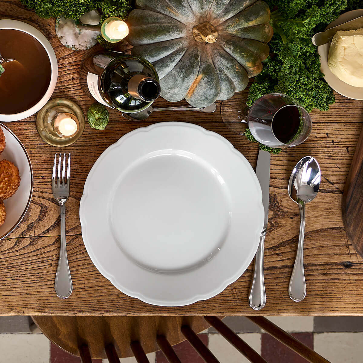 REMINISCENCE WHITE Présentation plate 29.5 cm