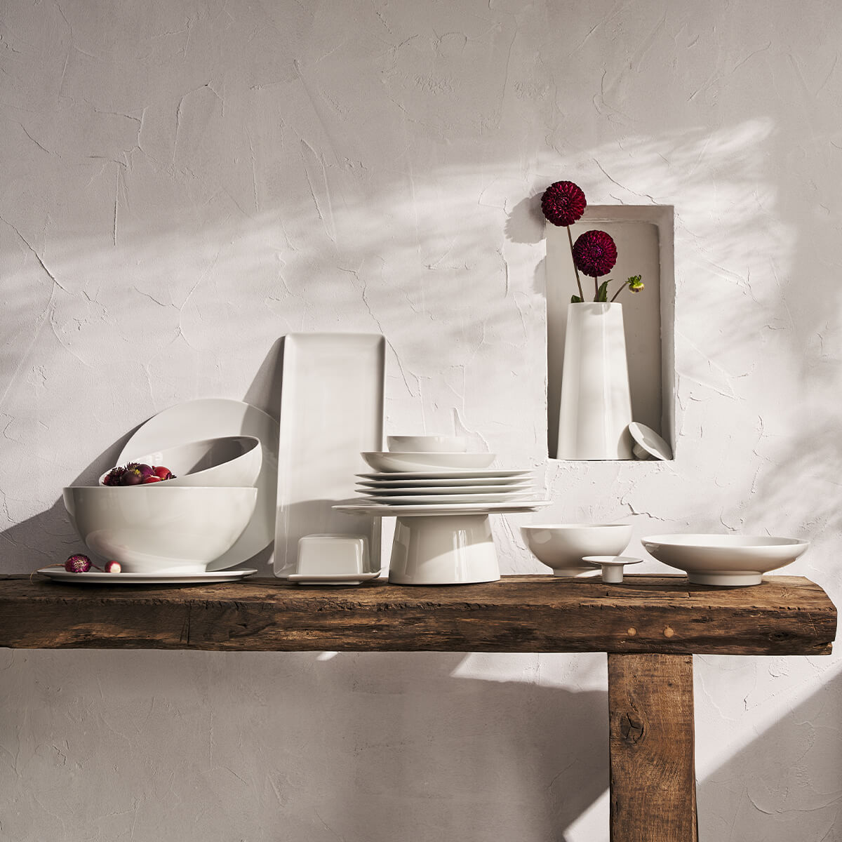 MODULO WHITE Cake dish 20 x 12 cm