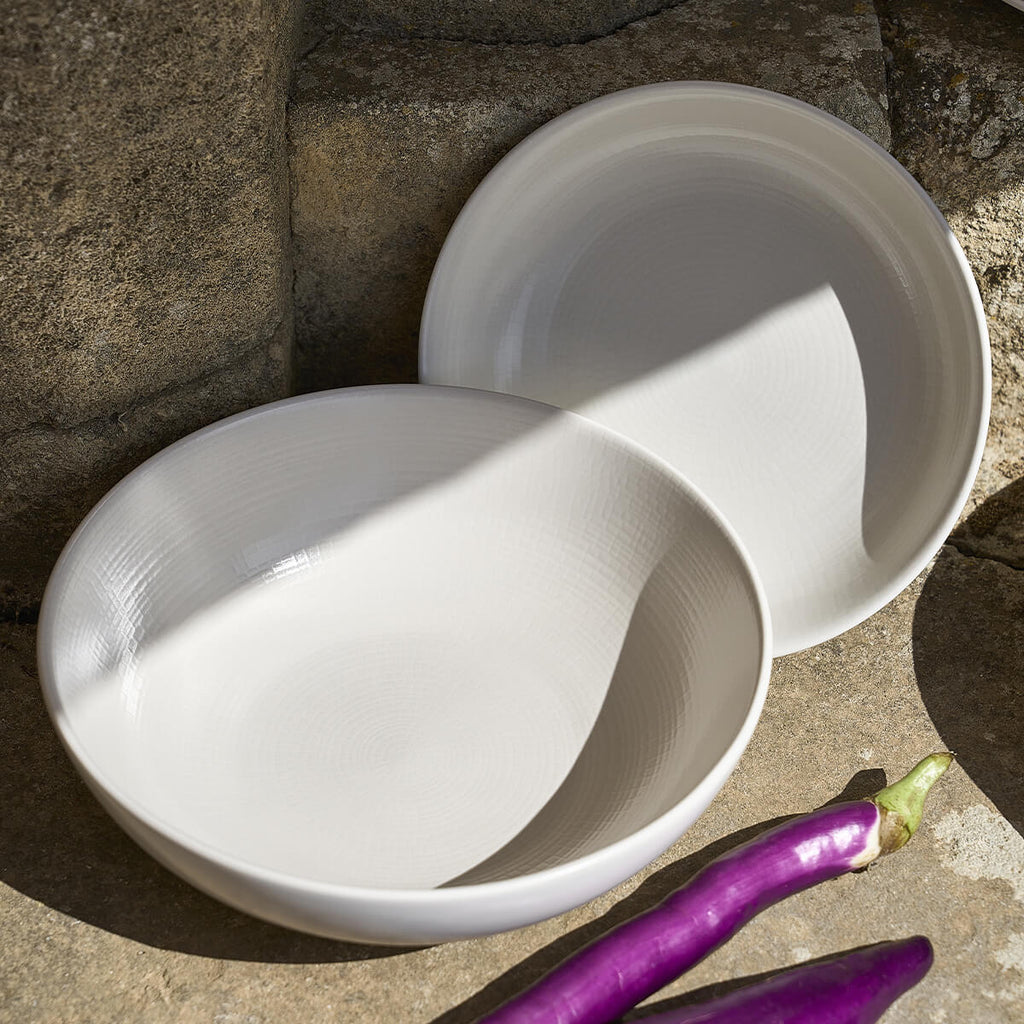 MODULO NATURE KAOLIN Salad bowl 24 cm