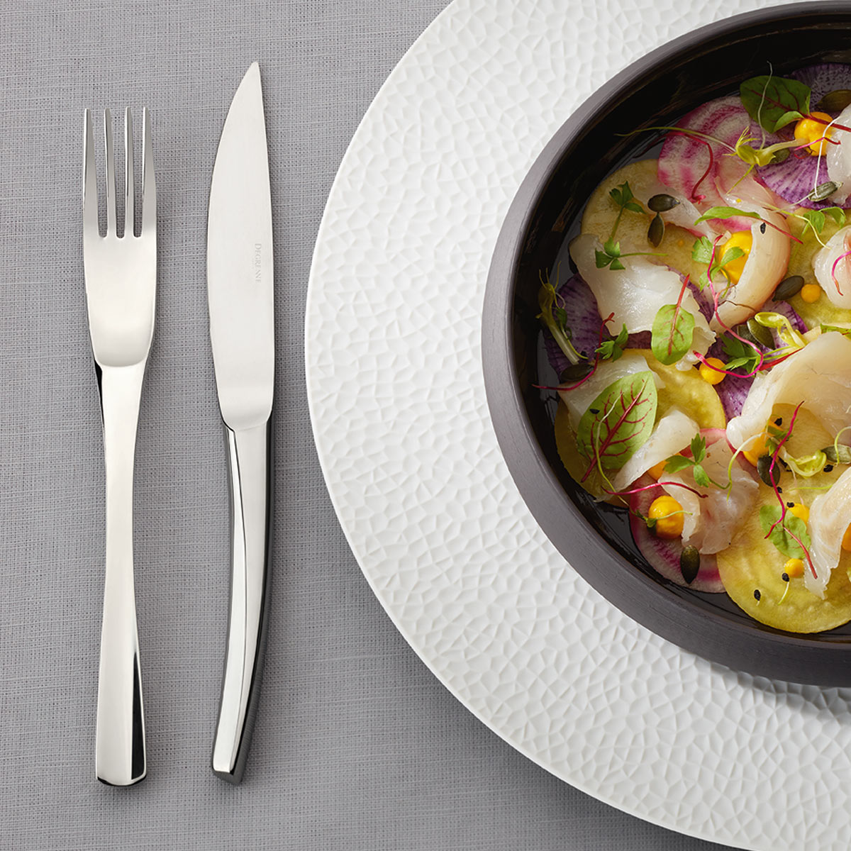 XY MIRROR FINISH Box set for 50 place settings