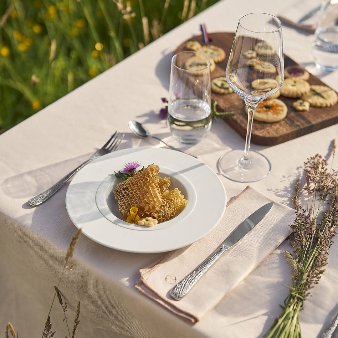 BAHIA PIERRE DE LUNE Assiette gourmet grand bassin 26 cm