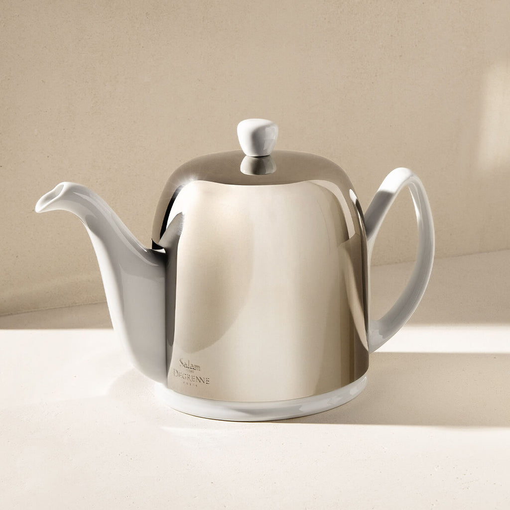 Teapot 6-Cup Mirror Cloche