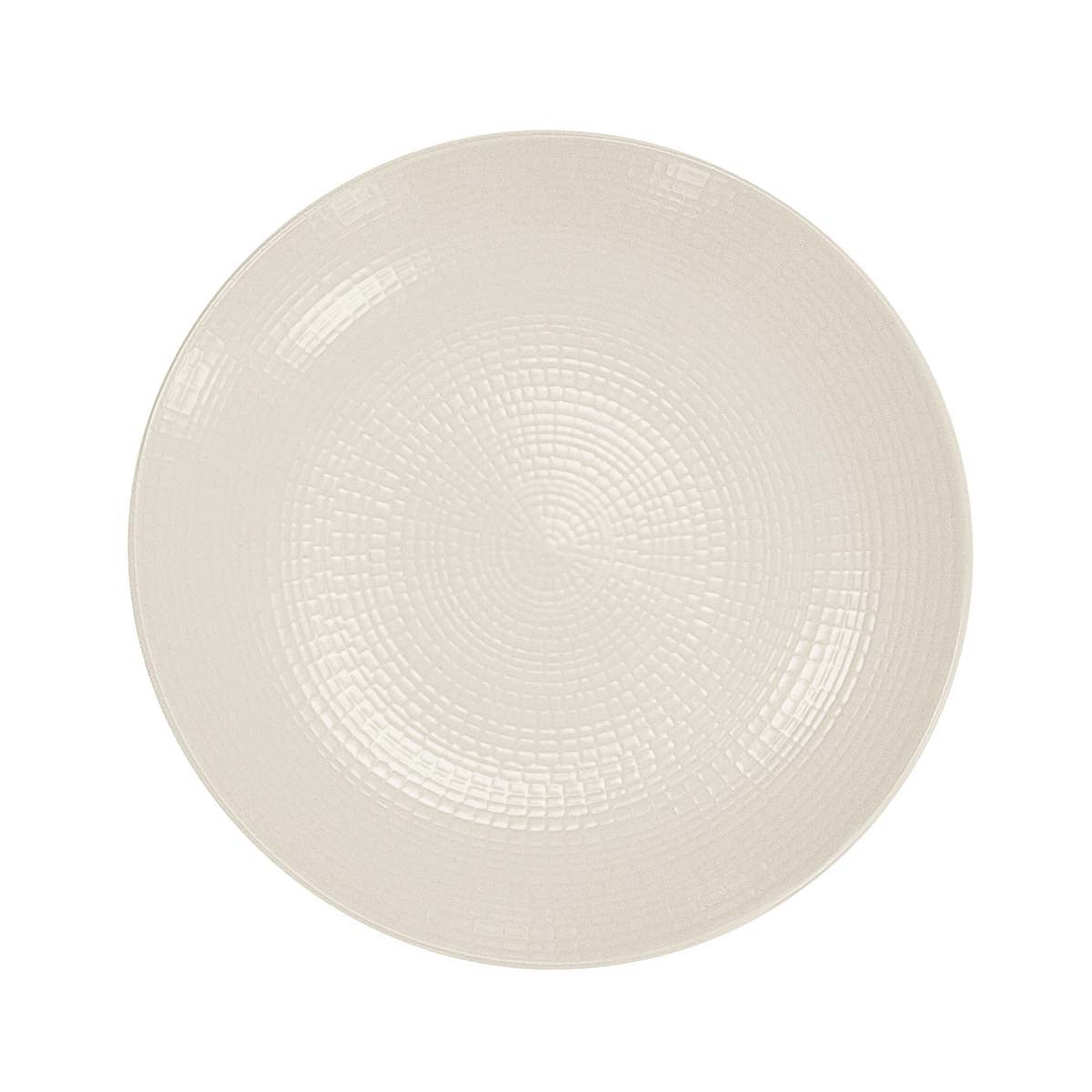 MODULO NATURE KAOLIN Dessert plate 21 cm