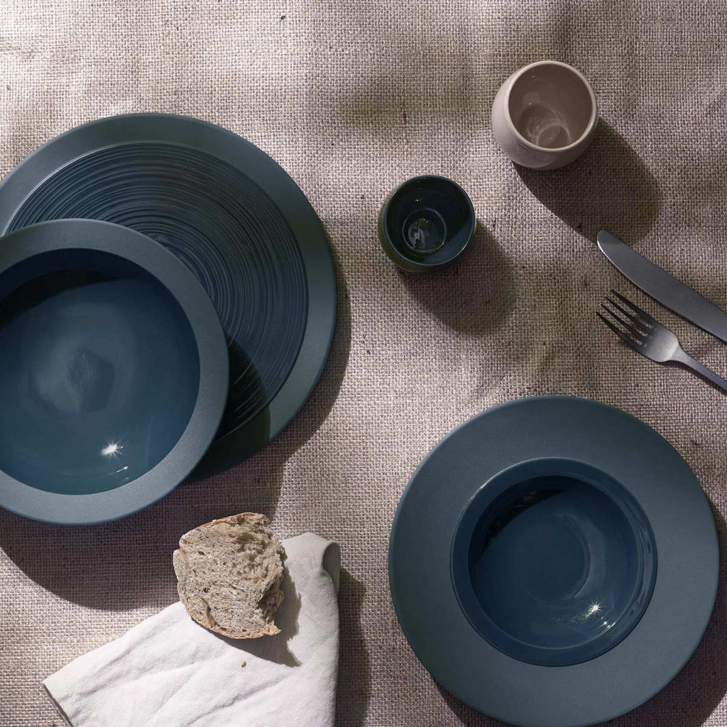 BAHIA BLUE STONE Soup dish 20 cm