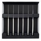 GUEST MIROIR Coffret 6 couteaux à steak monobloc lame scie