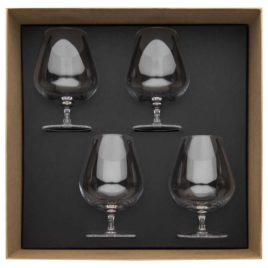 ANYTIME TRANSPARENT Coffret 4 verres à Cognac 61 cl