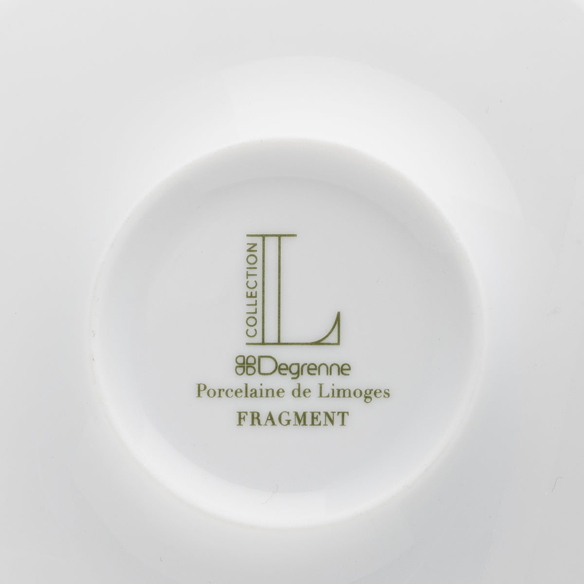 COLLECTION L FRAGMENT WHITE Coffee/expresso saucer 12,6 cm