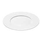 PERLES DE ROSEE BLANCHES Assiette plate ronde 27,9 cm