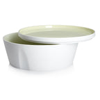 LA VAISSELLE DE L'ECONOME ARTICHAUT VERT Coffret bol droit et assiette 24 cm