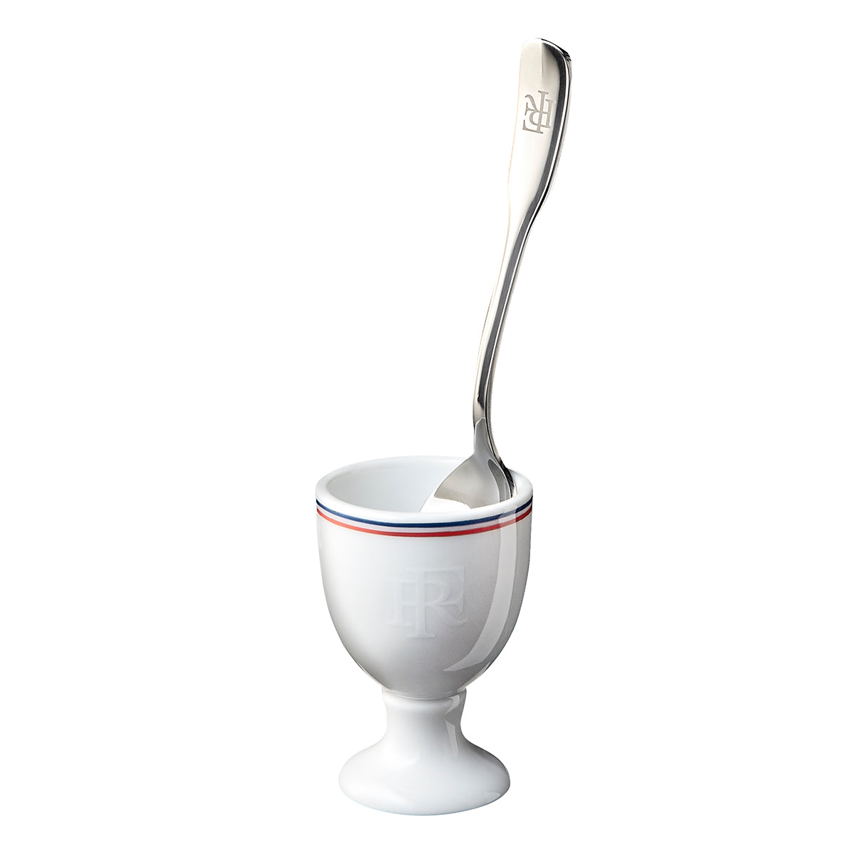 DEGRENNE ELYSEE Coffret coquetier et sa cuillère République française