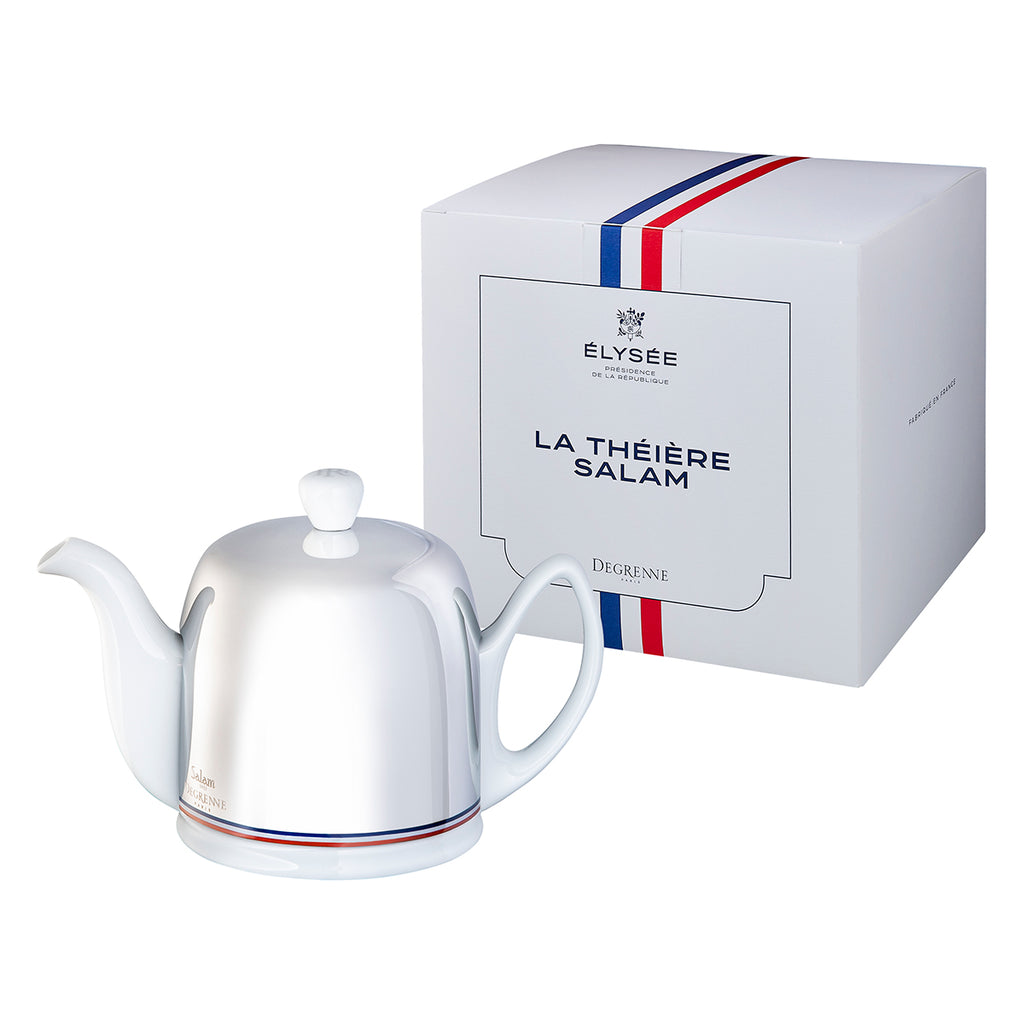 DEGRENNE ELYSEE Tea pot 4 cups mirror bell French Republic