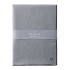 NUANCES COTON & LIN GRIS DEGRENNE Nappe rectangulaire 180 x 250 cm