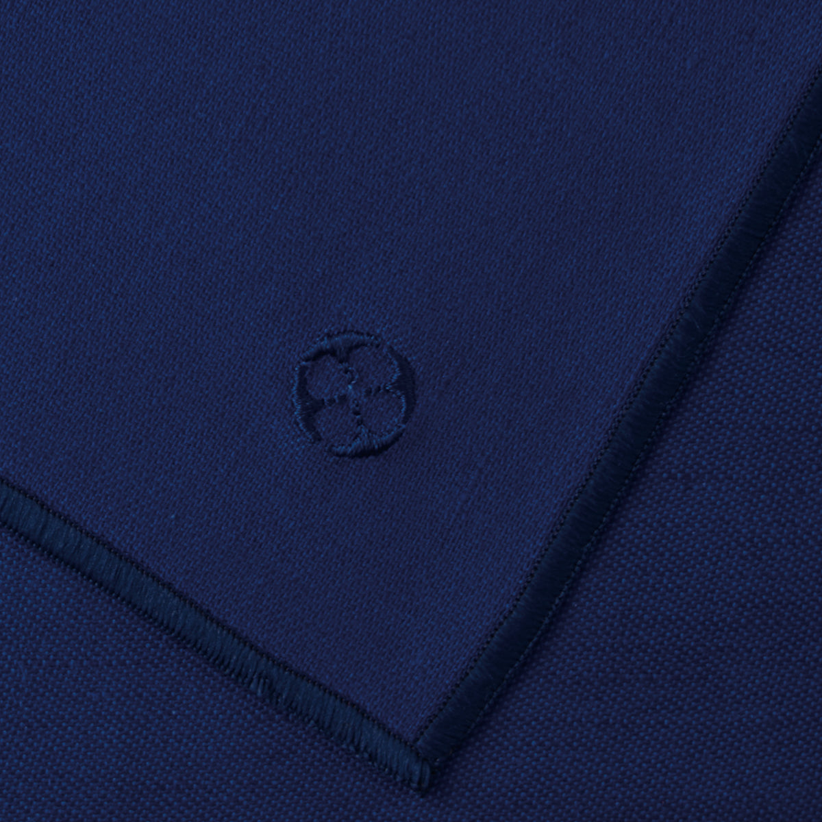 NUANCES COTON & LIN ROYAL BLUE Rectangular tablecloth 180 x 250 cm