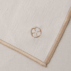 NUANCES COTON & LIN NUDE Lot de 4 serviettes 50 x 40 cm