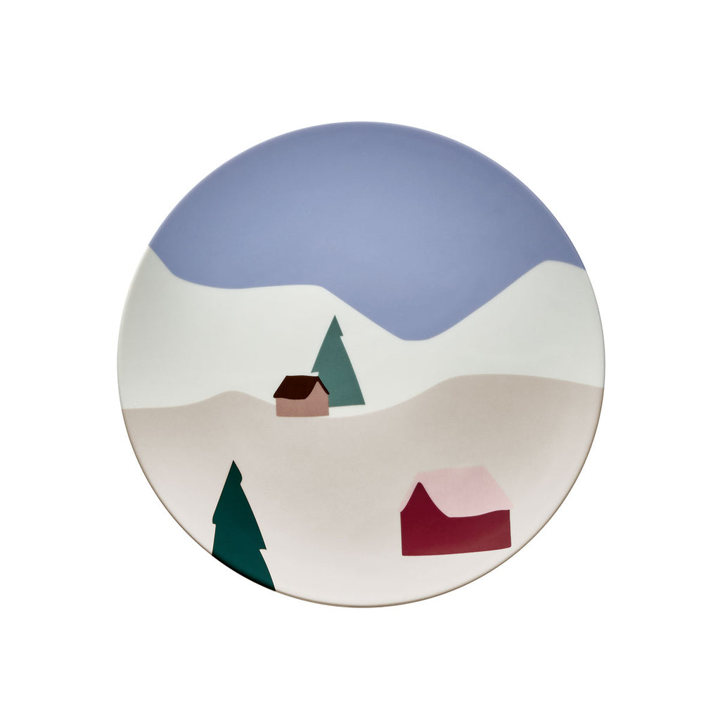 DESTINATION MONTAGNESet of 6 plates 23 cm