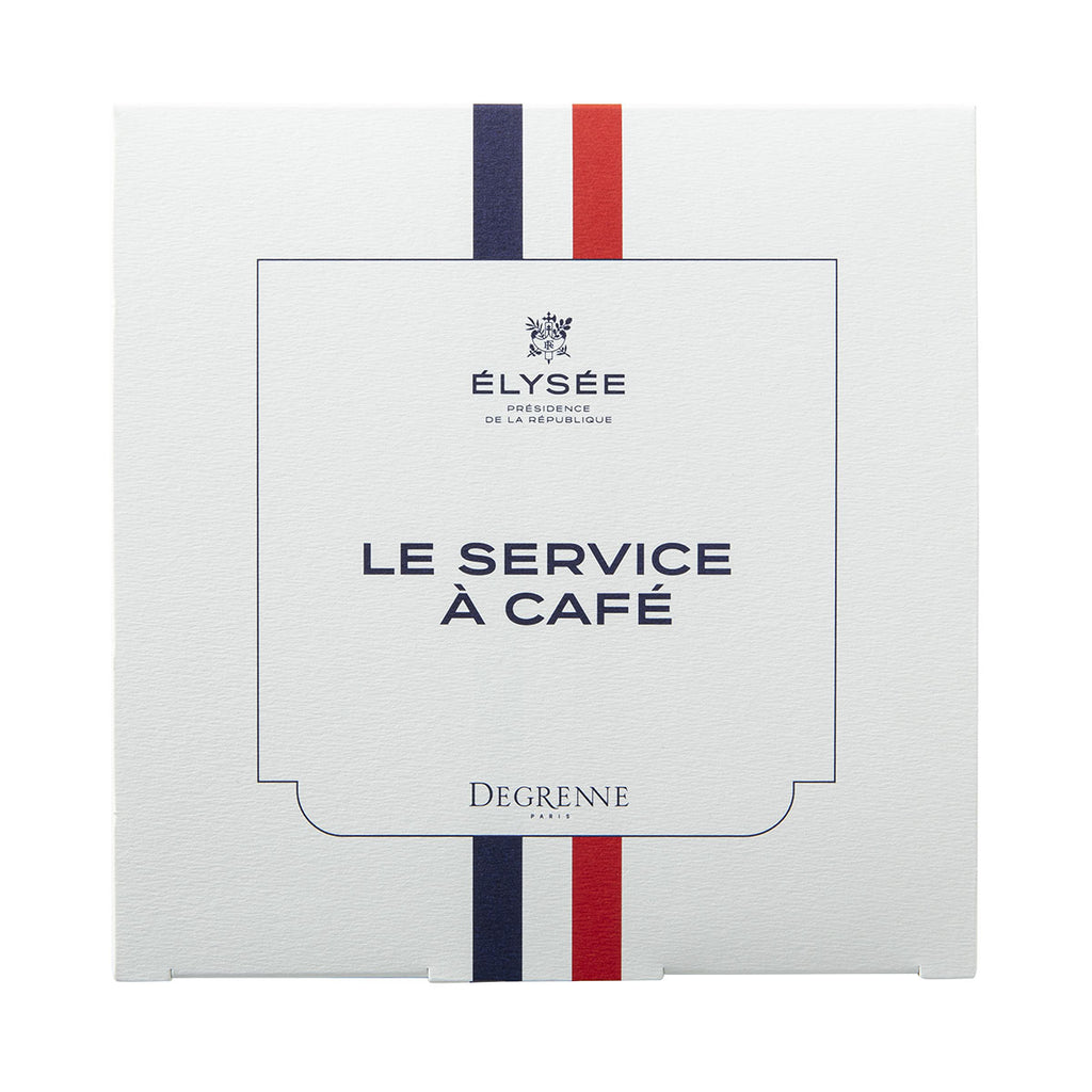 DEGRENNE ELYSEE Coffret service à café République française