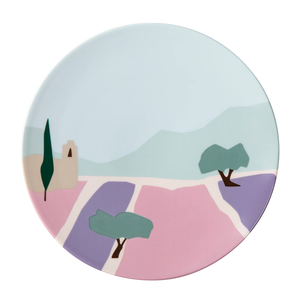 DESTINATION SUD Set of 6 dessert plates 23 cm