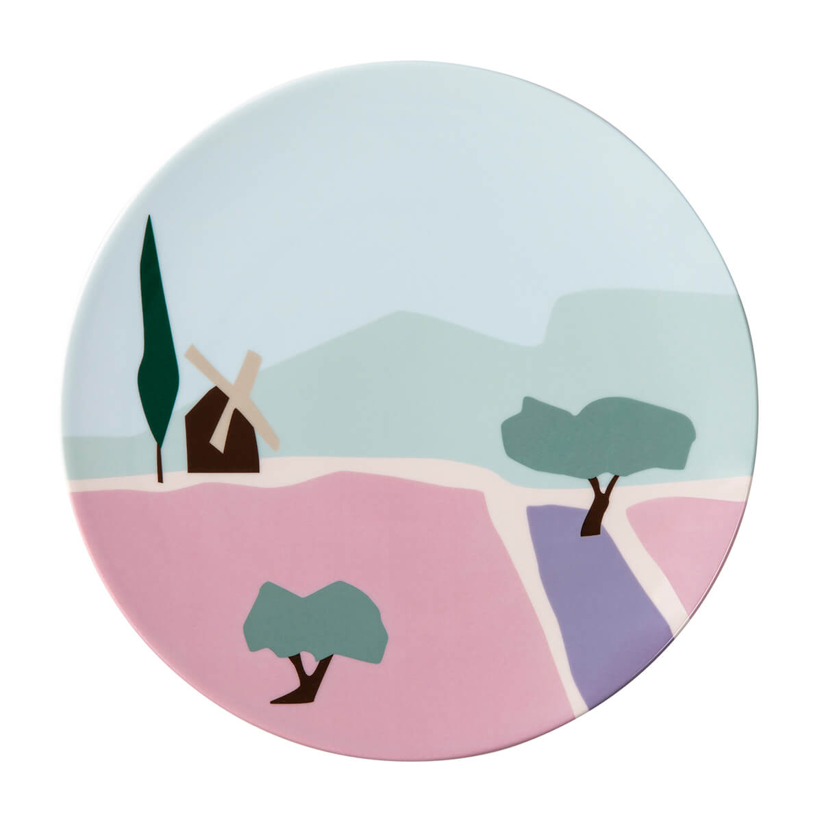 DESTINATION SUD Set of 6 dessert plates 23 cm