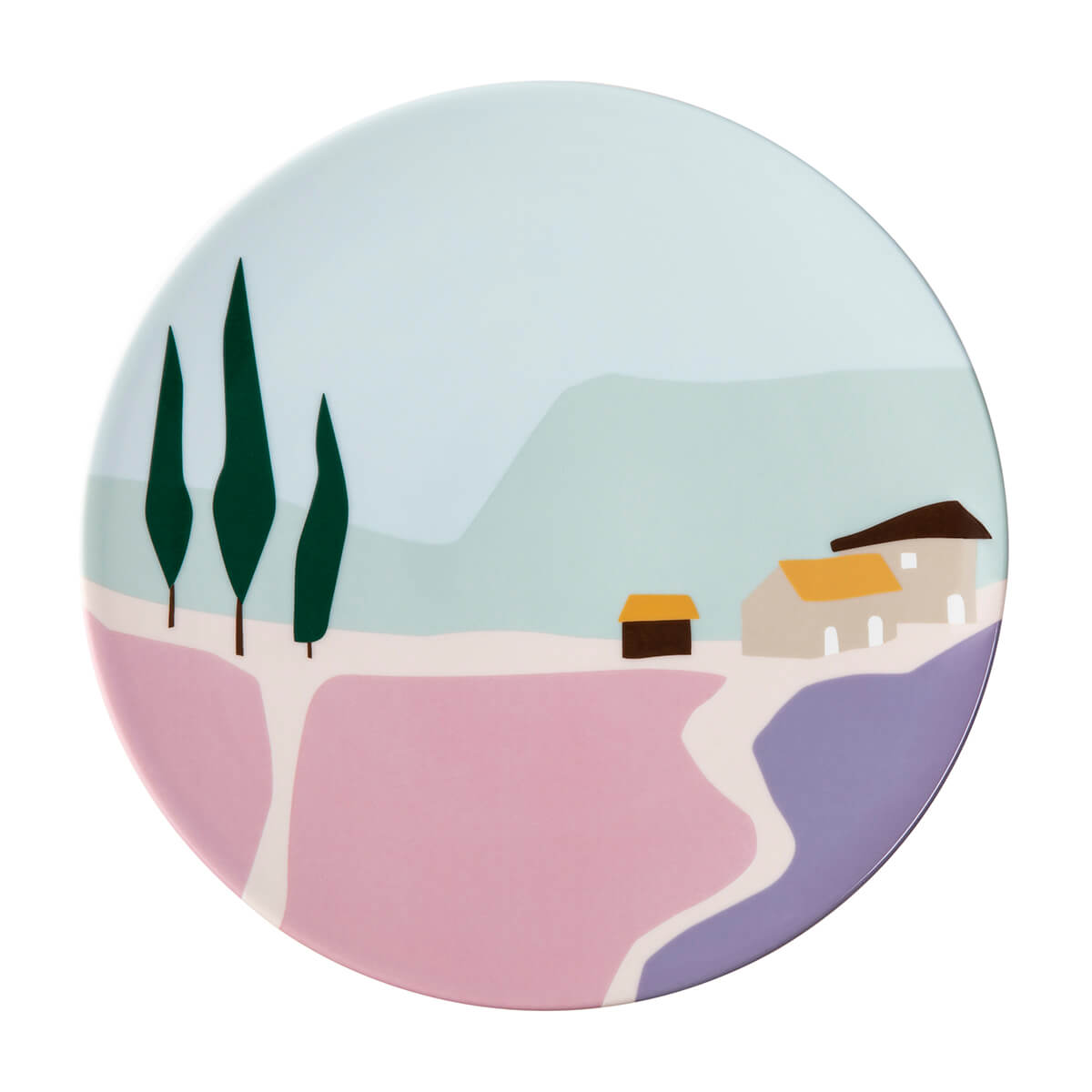 DESTINATION SUD Set of 6 dessert plates 23 cm