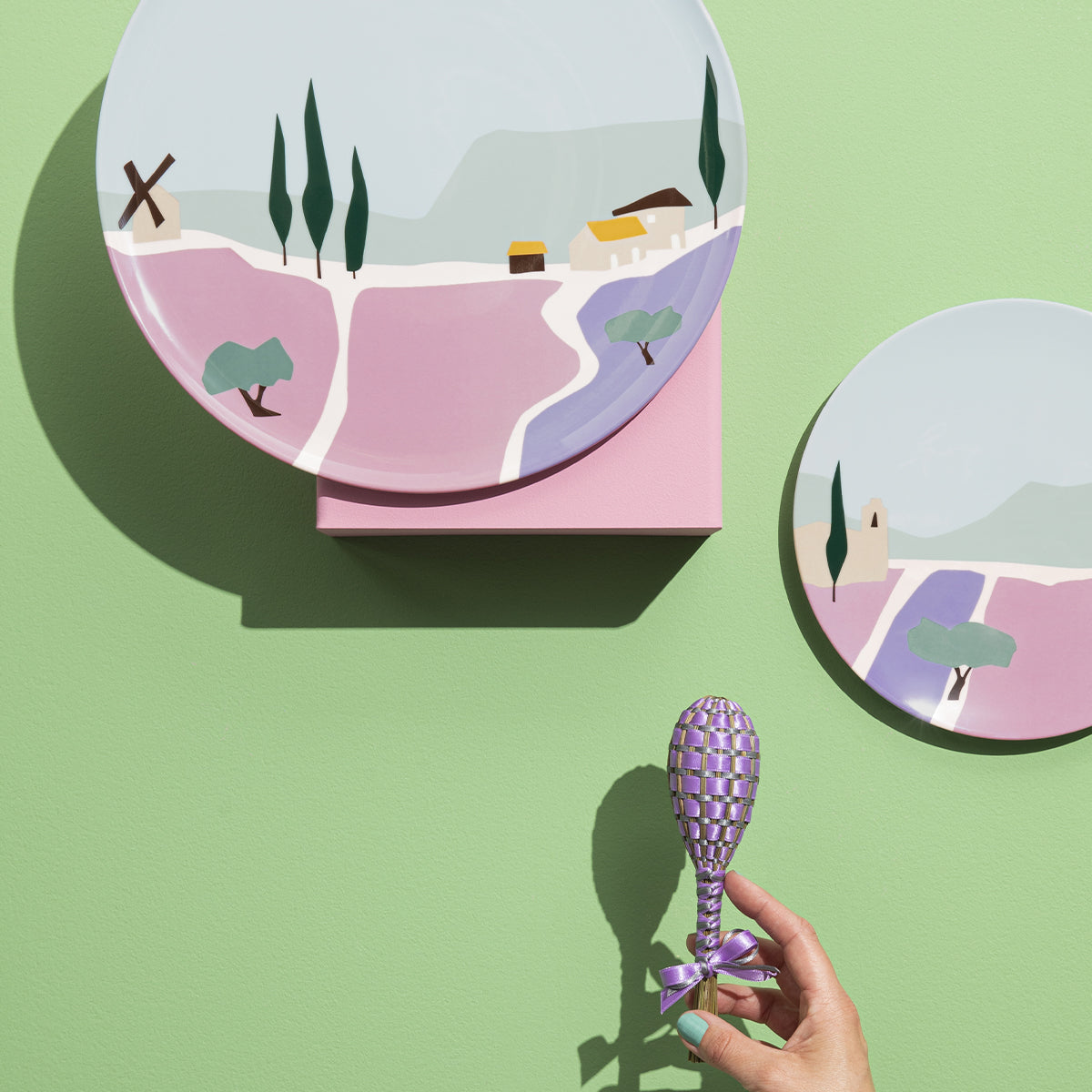 DESTINATION SUD Set of 6 dessert plates 23 cm