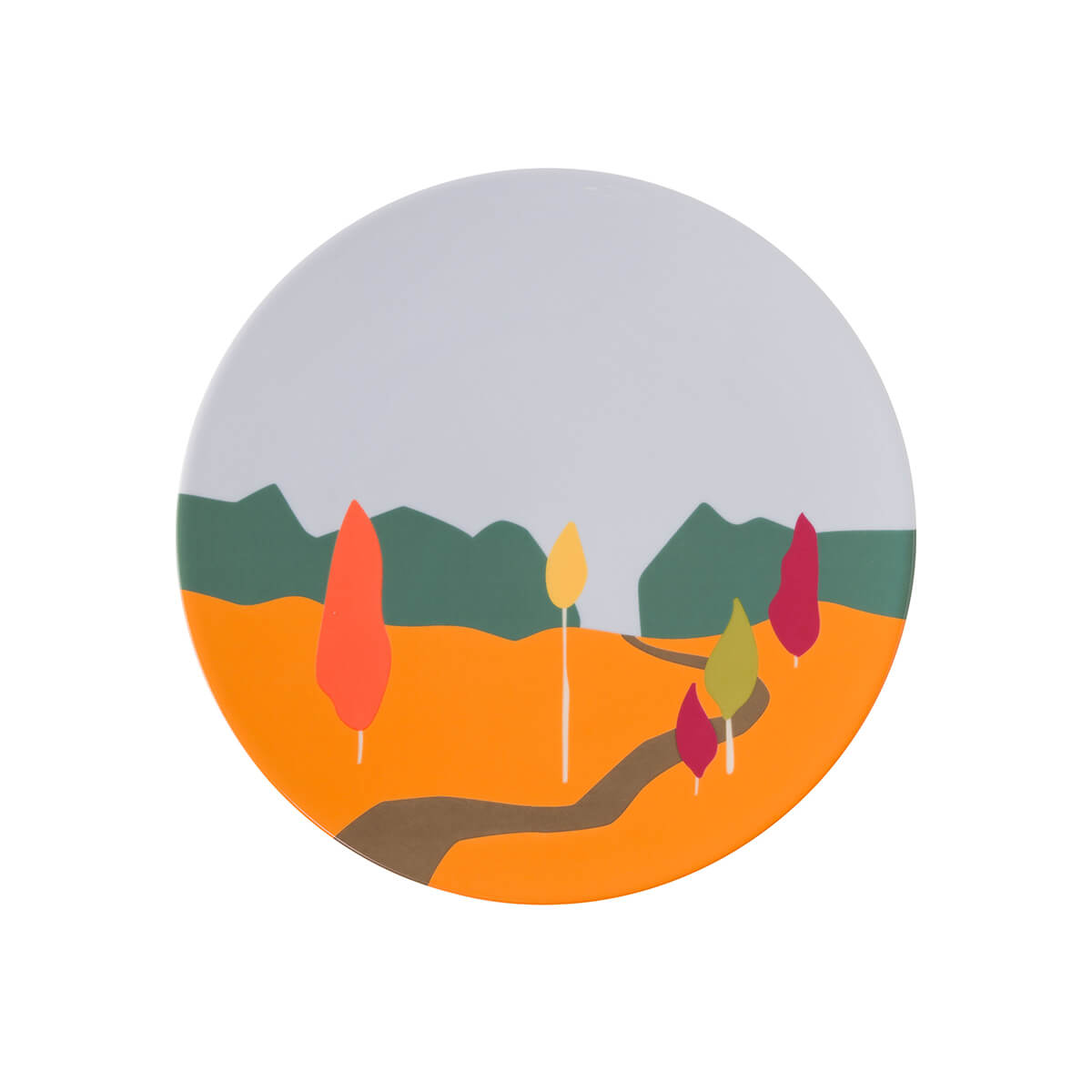 DESTINATION FORET Set of 6 plates 23 cm