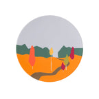 DESTINATION FORET Set of 6 plates 23 cm